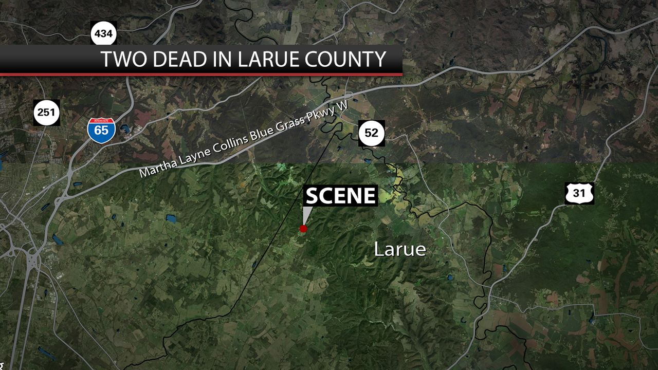 LaRue County deaths map 7-22-19
